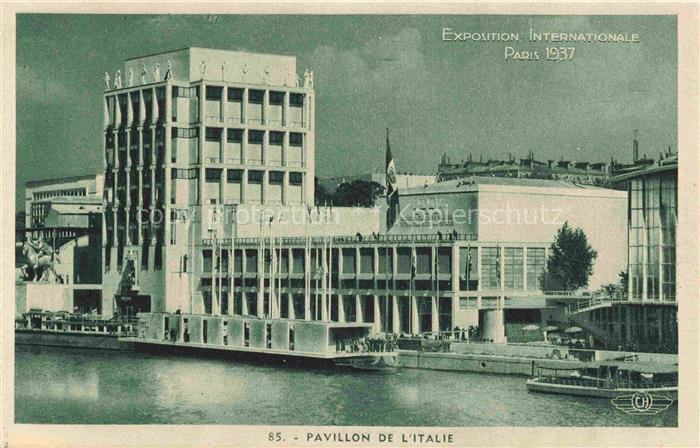 Exposition Internationale Paris 1937 Pavillon L'Italie M. Piacentini