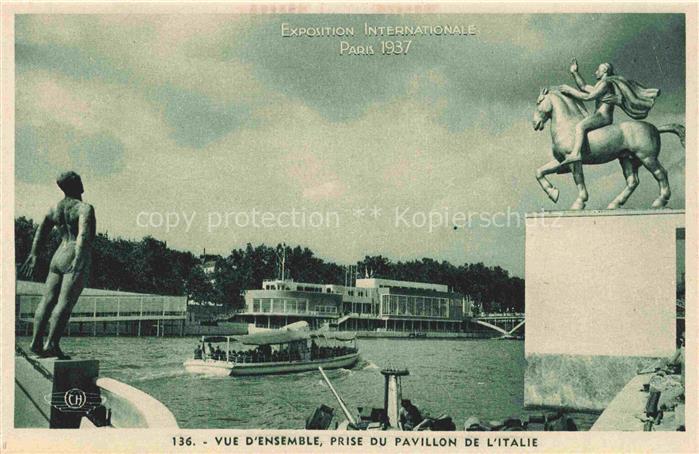 Exposition Internationale Paris 1937 Pavillon de L'Italie