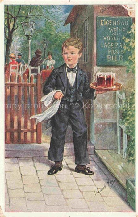 Bier Beer Biere Kind Kellner Getraenke