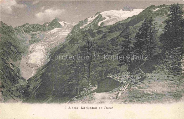 Gletscher Glacier Glaciar Ghiacciaio-- Trient Schweiz