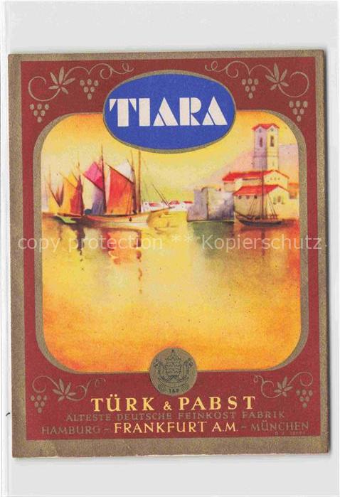 FRANKFURT AM MAIN Tuerk Pabst Feinkost Fabrik Tiara