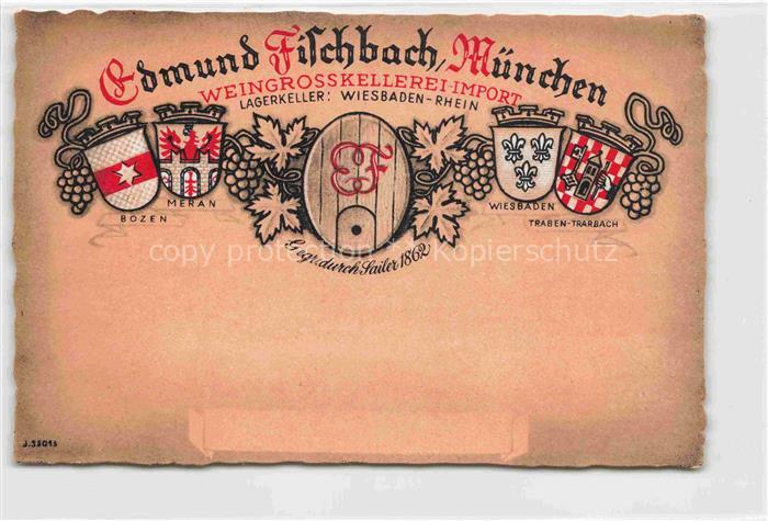Wein Wine Vin Vino-- Filchbach Muenchen Wiesbaden Rhein Keller