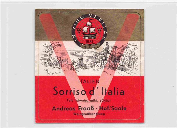 Wein Wine Vin Vino-- Sorriso Italien Andrea Frass Hof Saale