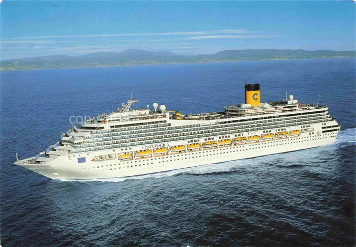 Schiffe Oceanliner Costa magica Les Fleurs Tunis