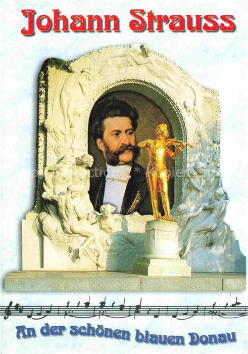 STRAUss Johann Komponist Wien Austria Donau