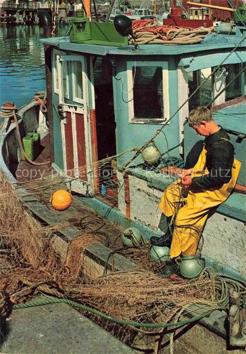 Fischerei Fishing Peche-- Fischernetz Boot