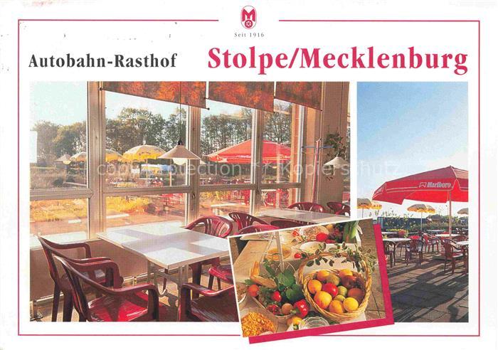 Autobahn Autostrada Autoroute Highway Rasthof Stolpe Mecklenburg