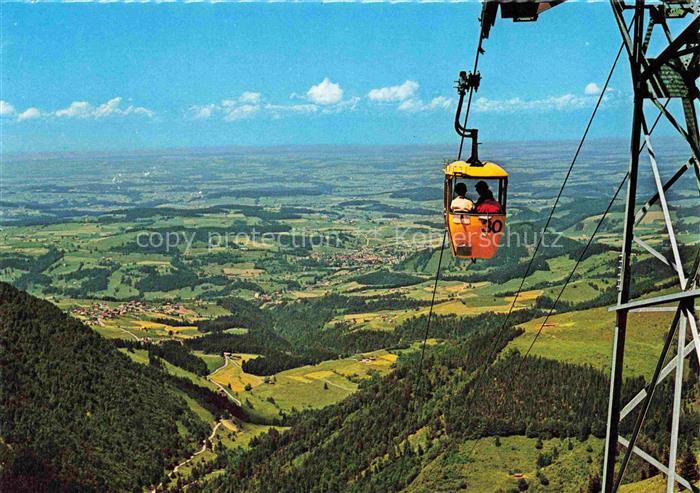 Seilbahn Cable-Car Telepherique HochgratbahnOberstaufen Steibis Allgaeu