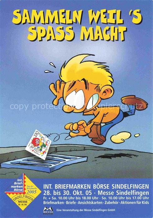 Comic-Postkarte Bande Dessinee BD Fumetto-- Briefmarken sammlen Boerse Ludwigsbu