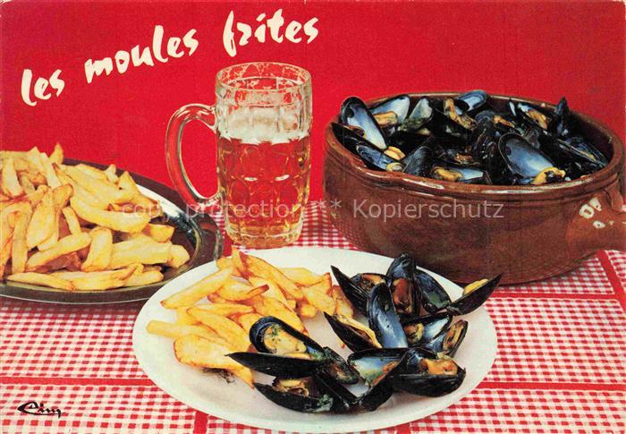 Rezept Recette-- lea Moules Frites