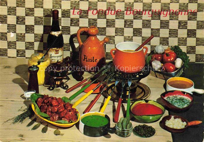 Rezept Recette-- Fondue Bourguignonne