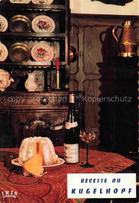Rezept Recette-- Kugelhopf Kuchen Alsac