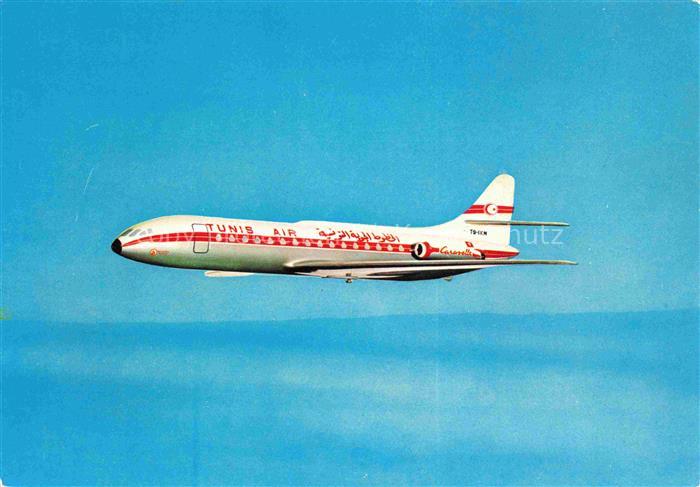 Flugzeuge Zivil Caravelle Tunis air
