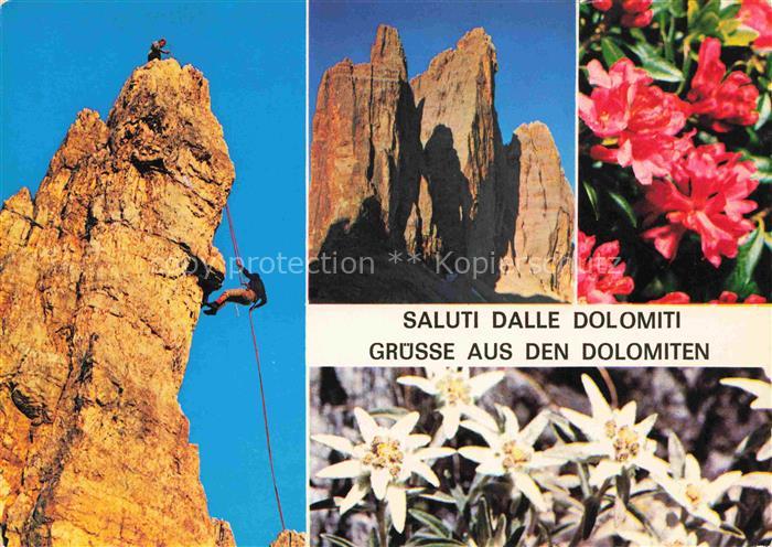 Klettern Bergsteigen Mountaineering Alpinisme Alpinismo-- Dolomiten Drei Zinnen