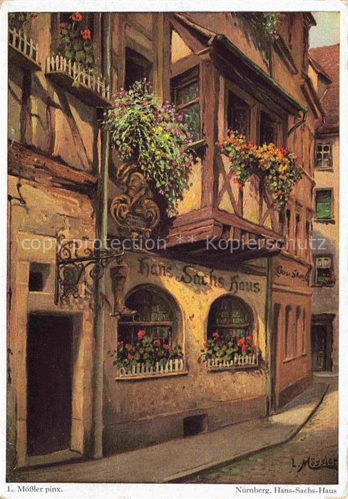 Moessler Ludwig Moessler Ludwig Nuernberg Hans Sachs Haus