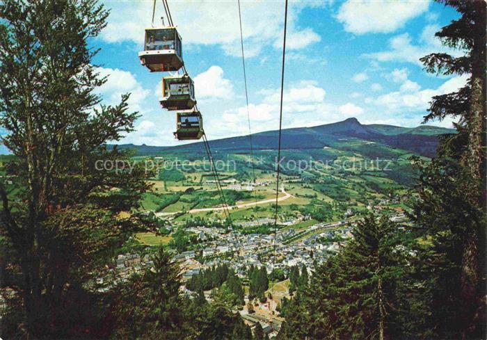 Seilbahn Cable-Car Telepherique Bourboule Bannd d'Ordance