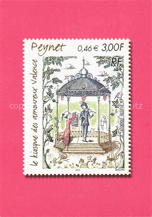Briefmarken auf Postkarte Timbres Postage Francobollo-- Valence