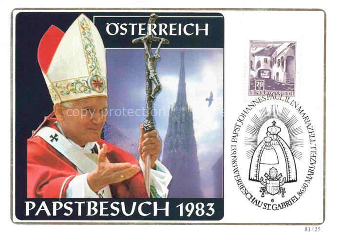 Papst Pope Pape-- Johannes Paul II oesterreich