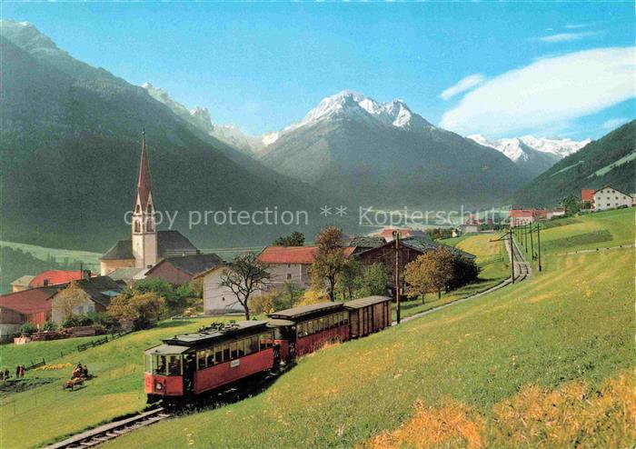 Eisenbahn Railway Chemin de Fer Telfes Pinnstal Stubiger Gletscher Tirol
