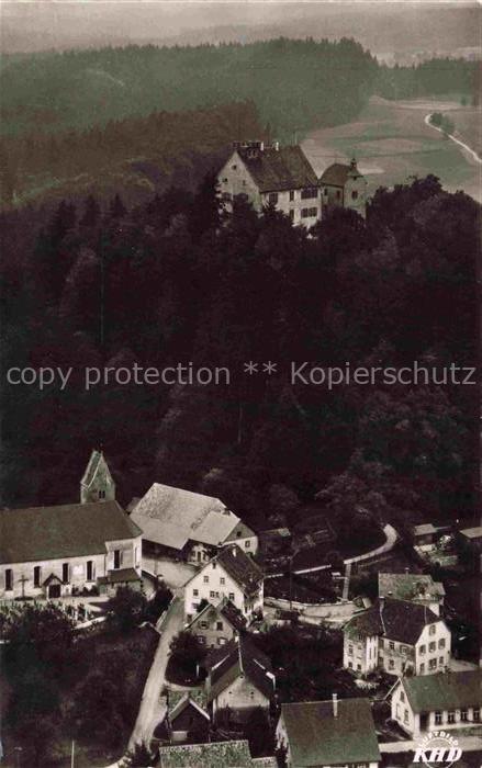 Waldburg 800m Ravensburg BW Fliegeraufnahme