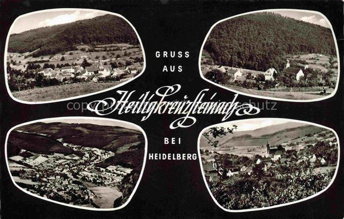 Heiligkreuzsteinach Panorama Luftaufnahme Ansicht mit Kirche