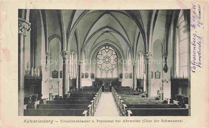 Ahrweiler BAD NEUENAHR-AHRWEILER Kalvarienberg Ursulinenklostr und Pensionat Cho