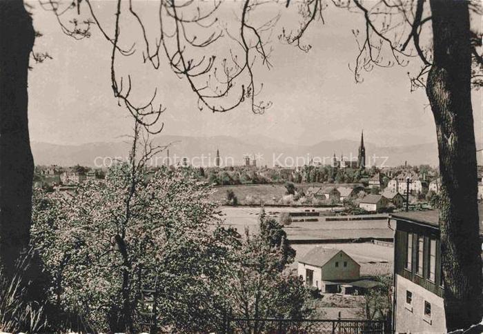 Zittau Sachsen Panorama Blick auf die Stadt
