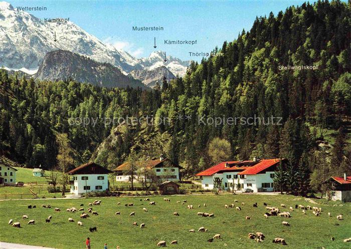 Klais-Kruen Bayern Gaestehaus Alpengut Elmau am Wetterstein