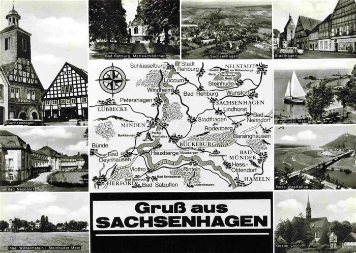 Sachsenhagen und Umgebung Landkarte