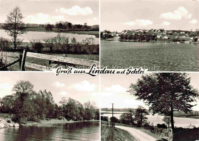 Lindau Kiel Panorama Partie an der Schlei