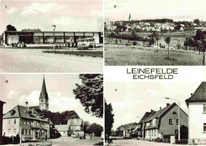 Leinefelde-Worbis Eichsfeld Thueringen HO Gaststaette Haus Eichsfeld uebersicht