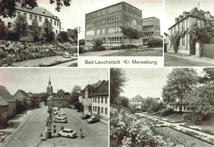 Bad Lauchstaedt Teilansichten Ortszentrum Parkanlagen