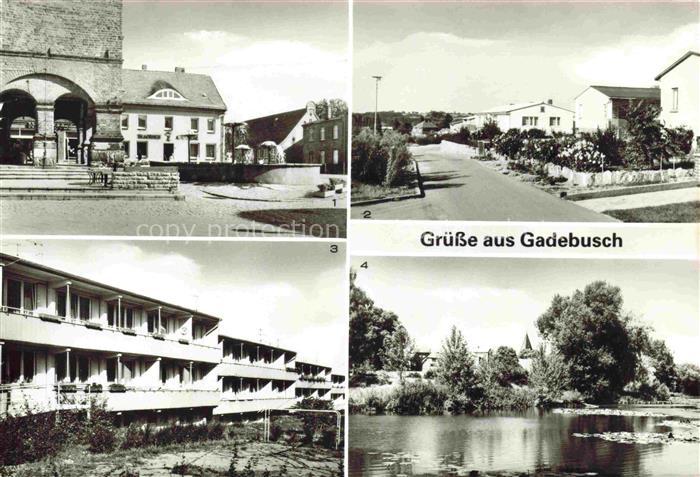 Gadebusch Markt Goethe-Ring Neubauten Burgsee