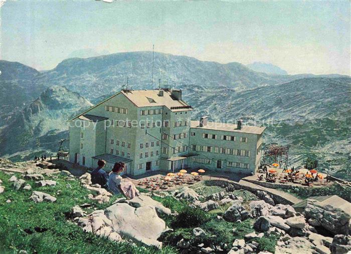 Ramsau Dachstein Steiermark AT Berghaus Krippenstein Dachsteinseilbahn Alpenpano