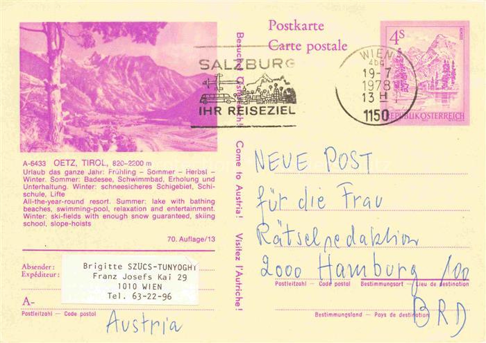 Oetz oetz Tirol AT Panorama Blick ins Tal Alpen