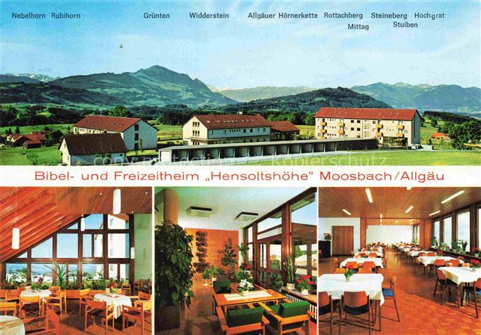 Moosbach Oberallgaeu Sulzberg Bibel- und Freizeitheim Hensoltshoehe Gastraeume A
