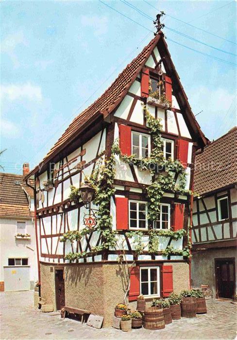 Mosbach Baden Stadt der Fachwerkhaeuser Haus Kickelhain Staedt. Sammlungen