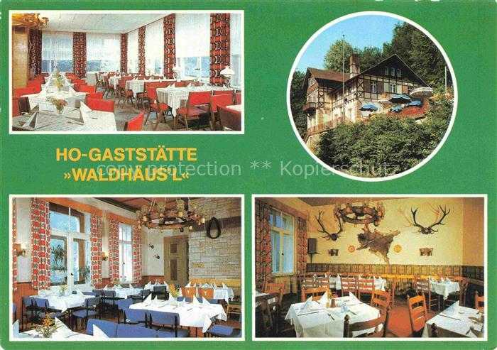 Bad Schandau Saechsische Schweiz-Osterzgebirge HO-Gaststaette Waldhaeusl Gastrau