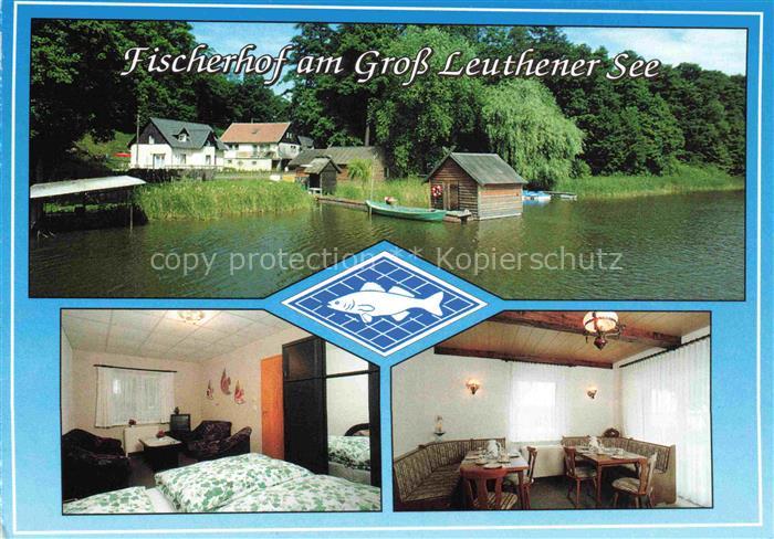 Gross Leuthen Grossleuthen Dahme-Spreewald Fischerhof am Gross Leuthener See Fre