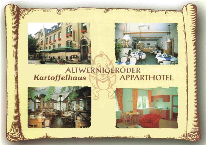 Wernigerode Harz Altwernigeroeder Kartoffelhaus Apparthotel Restaurant
