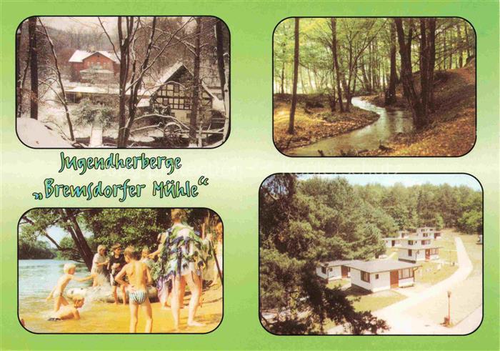 Bremsdorf Muehle Jugendherberge Bremsdorfer Muehle Bungalows Badestelle Waldpart