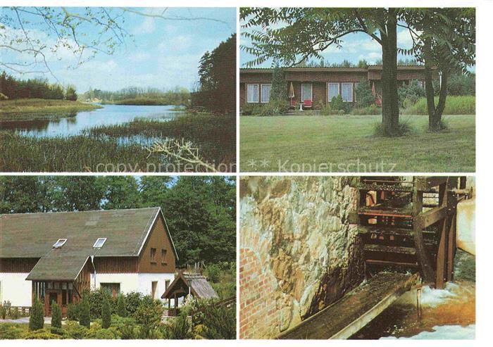 Weichensdorf Waldiyll Klingemuehle Ferienparadies im Beeskower Land Wasserrad