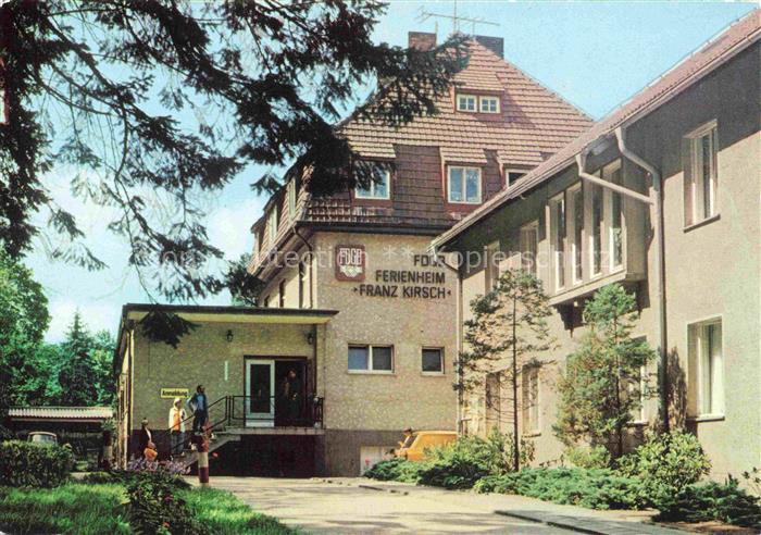 Diensdorf-Radlow Brandenburg FDGB-Erholungsheim Franz Kirsch am Scharmuetzelsee