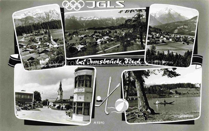 Igls Jgls Innsbruck Tirol AT Panorama Blick gegen Bettelwurf Habicht