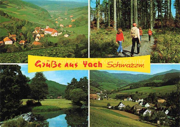 Yach Gesamtansicht Landschaftspanorama Schwarzwald Wandern