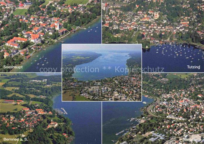 Starnbergersee Starnberg Bayern und Umliegende Gemeinden Starnberg Tutzing Bernr