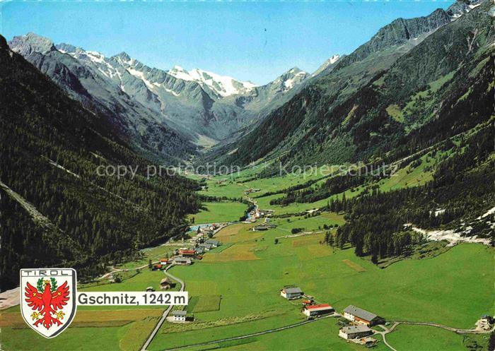 Gschnitz Tirol AT Panorama Gschnitztal Alpen