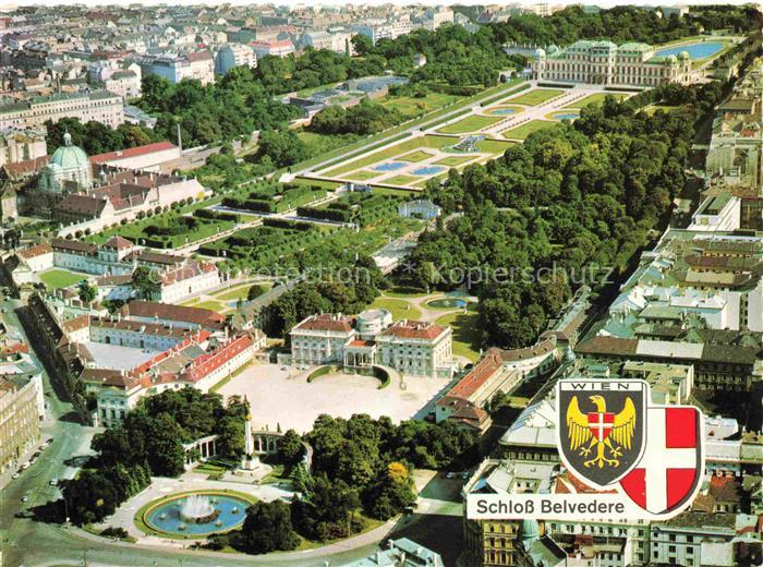 WIEN AT Belvedere Gartenschloss des Prinzen Eugen von Savoyen