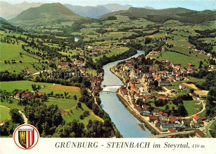 Steinbach Gruenburg Panorama Erholungsort Steyrtal