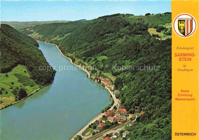 Sarmingstein Panorama Erholungsort im Strudengau Donau